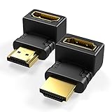 RedStar24 HDMI Winkelstecker 90 Grad & 270 Grad gewinkelt Adapter | HDMI...