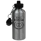 CustomGiftsNow Ring Security – Ehering Bearer 600 ml Silber Aluminium...