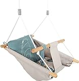 small foot Babyschaukel Seaside aus Holz und Stoff, Moderne Indoor-Schaukel...