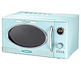 Melissa 16330122 Retro Mikrowelle/900 Watt/25 Liter Garraum,Design...