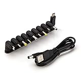 Aukru 5V universal Konverter Multi Stecker USB Kabel auf DC Hohlstecker...