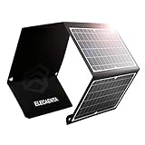 ELECAENTA 30W ETFE Faltbar Solar Ladegerät 3-Port USB PD18W QC3.0 Type-C...