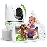 LEMFO Babyphone mit Kamera 5' 720P IPS Video Baby Monitor ohne WLAN, 355...