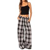 Geagodelia Damen Pyjamahose Sommer Pyjama Hosen Schlafhose Leichte...