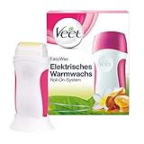 Veet EasyWax Elektrisches Warmwachsgerät - Warmwachs Roll-On Wachswärmer,...