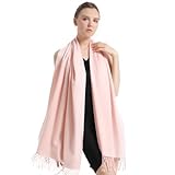 vimate Pashmina Tücher und Wickel, Damen Pink Soft Brautjungfer Schal...