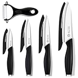 Keramikmesser Set Scharfe Keramik Messer: Schneidemesser Set 5-Teilig Klein...