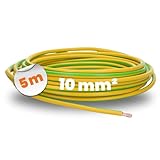 5 Meter Lapp 4520005 H07V-K 10 mm² grün-gelb I Erdungskabel I...