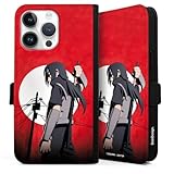 Klapphülle kompatibel mit Apple iPhone 14 Pro Max Handyhülle aus Kunst...