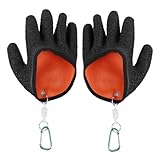 Angelzubehör, 1 Paar Wasserdichte Angelhandschuhe Stichfest Anti Schnitt...