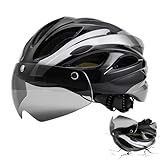 Fecfucy Reithelme,Mountainbike-Helme,Fahrradhelme mit wiederaufladbarem...