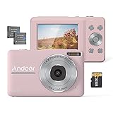 Andoer Digitalkamera Fotokamera mit 32GB Speicherkarte, 1080P 44MP...