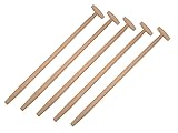Spatenstiel Grabegabel Spatengabel Stiel Holzstiel T Griff Ø 38 mm 90 cm...