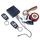 WANGCL Motorrad-Alarmanlage, Diebstahlsicherung, 12 V Universal, 125 dB,...