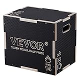 VEVOR 3-in-1-Plyometrische Sprungbox 16/14/12-Zoll-Plyobox, Sprungkasten...