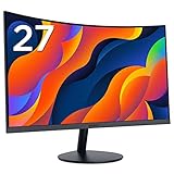 KOORUI Curved Monitor - 27 Zoll FHD Curved Computer Monitor, Krümmung...