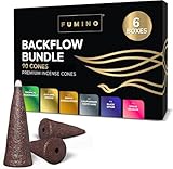 Fumino Rückfluss Backflow Räucherkegel-Set Essentiell Multipack - Frische...