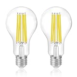 FLSNT LED Edison Glühbirne E27, A70 LED Filament Lampe 3452 Lumen Super...