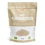 Bio Flohsamenschalen, 99% Reinheit, 200g natürliche Flohsamenschalen,...