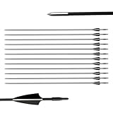 biubiusot 12er Pfeile für Bogenschießen 31 Zoll Bogenpfeile Jagdpfeile...