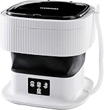 CLEANmaxx Mini-Waschmaschine ideal für Unterwegs | Mobile Waschmaschine...