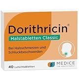 Dorithricin Halstabletten Classic 40 Lutschtabletten bei Halsschmerzen &...