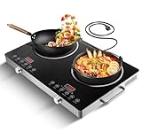 Dibaful 7000W Cerankochfeld Ceranfeld Doppelkochplatte Tragbares mit 2...