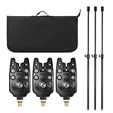 Solinder Angelbissanzeiger Bissanzeiger zum Angeln, Bankstick-Set mit...