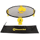 L.A. Sports Bounce Ball Deluxe Set | Roundnet Spiel mit rundnetz, 3...
