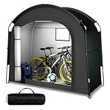 Fahrradzelt für 2-3 Fahrräder, Tragbare Fahrradgarage 200x80x165cm,mit...