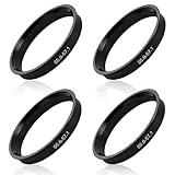 4 Stück Zentrierringe 66.6 auf 57.1mm,Kunststoff Radkappen...