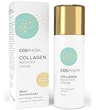 Cosphera Collagen Booster Creme 50 ml Vegan - mit Hyaluronsäure, Peptiden...