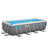 Bestway Steel Pro MAX Solo Pool ohne Zubehör 488 x 244 x 122 cm, grau,...
