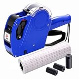 KPX MX5500 Etikettierpistole mit 5150 Aufkleber-Etiketten und extra Tinte,...