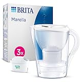 BRITA Wasserfilter-Kanne Marella weiß (2,4l) inkl. 3x MAXTRA PRO All-in-1...