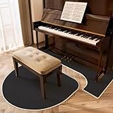 PPGE HOME Klavier-Schallschutzteppich, Anti-Rutschmatte Antivibrationsmatte...