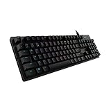 Logitech G512 mechanische Gaming-Tastatur, GX Red Linear Switches,...