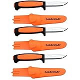 Jagdaktiv 3er Pack Messer Morakniv Basic Sauscharf Orange Drückjagd Messer...