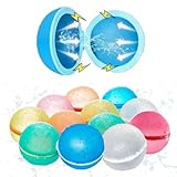 SULIUDAJI 12 Stück Wasserbomben Wiederverwendbar Magnetische,Silikon...