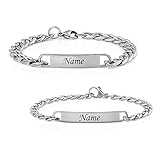 Partnerarmbänder mit Gravur | Personalisiertes Armband für Paare |...