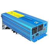 JNPGVTCD Leistung 4 kW, Reine Sinuswelle, 12 V/24 VDC auf AC 110 V/220 V,...