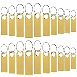 WOOOLKEN USB Stick 32GB 20 Stück USB Sticks Metall 20er Pack Gold High...