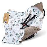 Einschlagdecke Babyschale Baby Decke 90x90 cm - Fußsack Blanket für...
