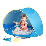 Kids Beach Tent - UV -Schattenzelt mit Mini -Pool und Tragetasche |...