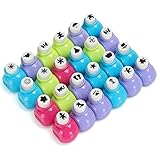 Kurtzy Stanzer Set Mini Motivlocher (24 Stück) - Mehrfarbige Motivlocher...
