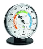 TFA Dostmann Präzisions Thermo-Hygrometer,45.2033, zur Raumklimakontrolle,...