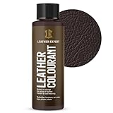 Sehr Deckend Wasser Lederfarbe Dunkelbraun - 50 ml Leather Paint für Natur...