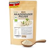 Akazienfasern Bio, 250g lösliche Ballaststoffe aus Akazienfaser Pulver,...