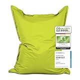 Lumaland Riesen-Sitzsack XXL 140x180 cm | Wasserfestes Indoor & Outdoor...