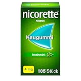 NICORETTE Kaugummi 4mg freshmint – Nikotinkaugummi zur Raucherentwöhnung...